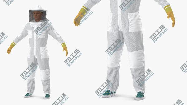 images/goods_img/20210312/Woman Beekeeper in Suit Rigged 3D/3.jpg